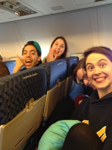 Stephanie, Chris, Cinthia (Towson), Lena, and Ali heading to the Dominican Republic.